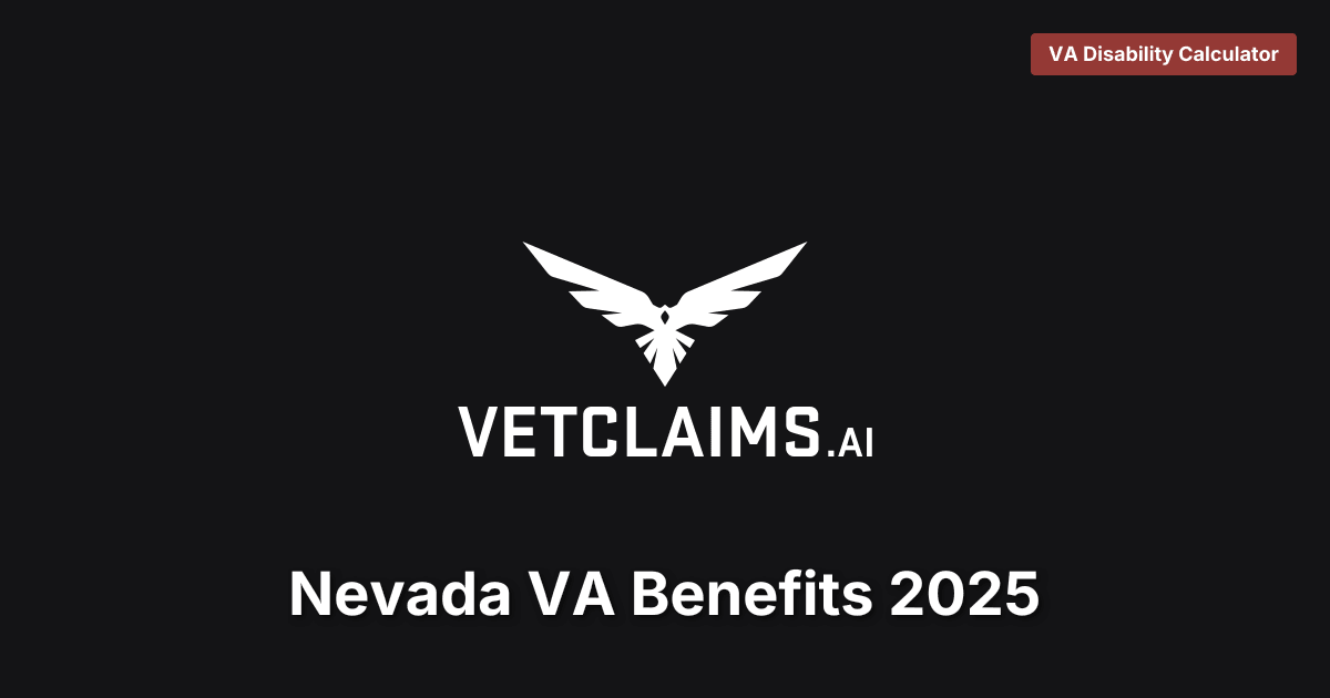 Nevada VA Benefits 2025