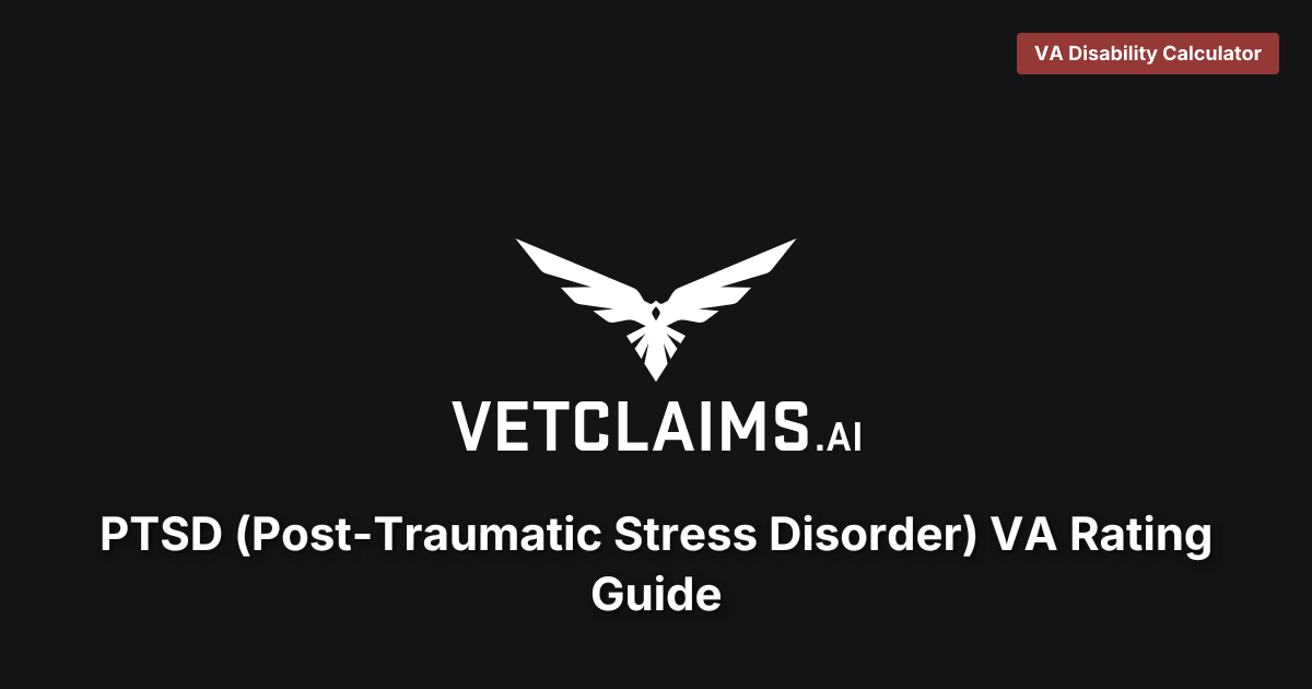 PTSD VA Rating Guide