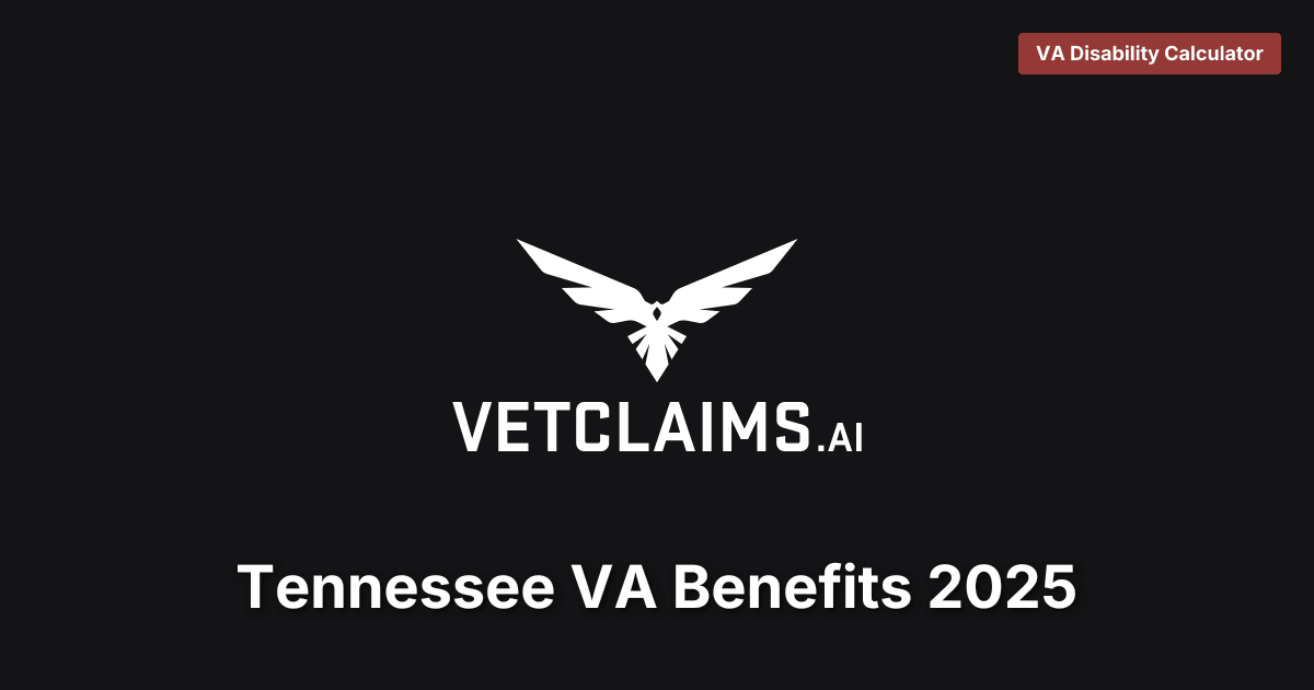 Tennessee VA Benefits 2025