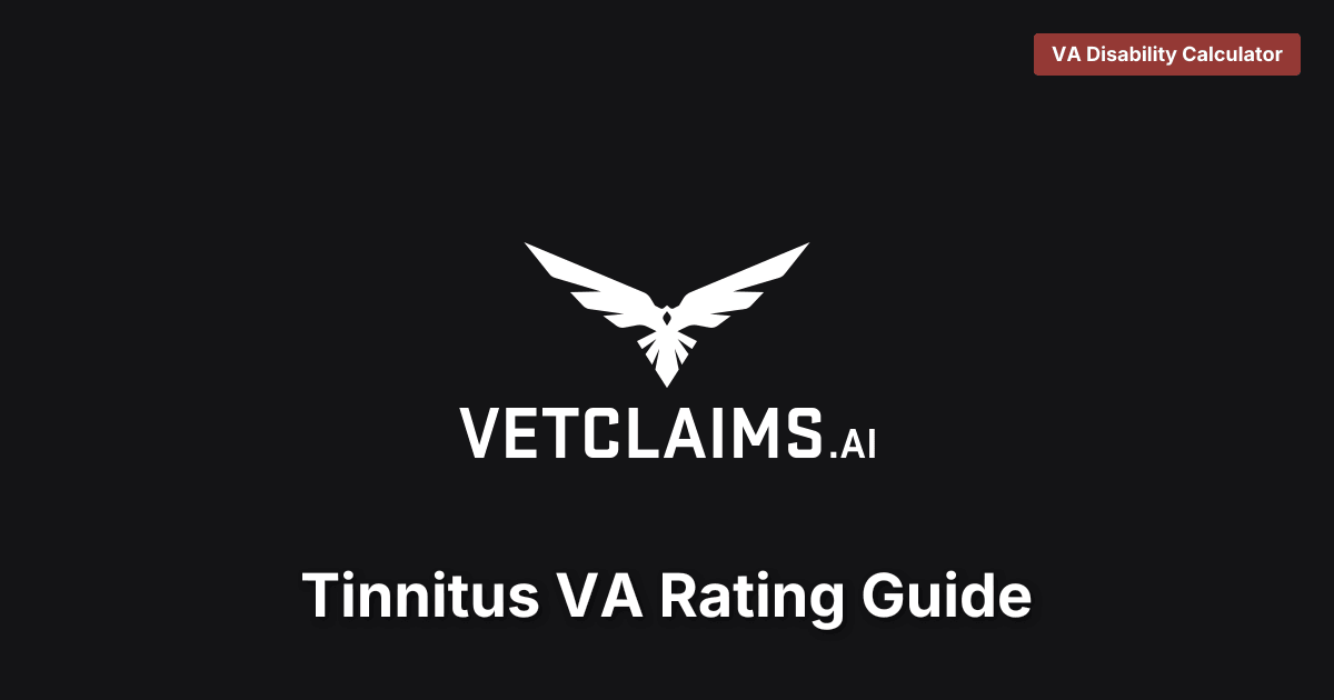 Tinnitus VA Rating Guide